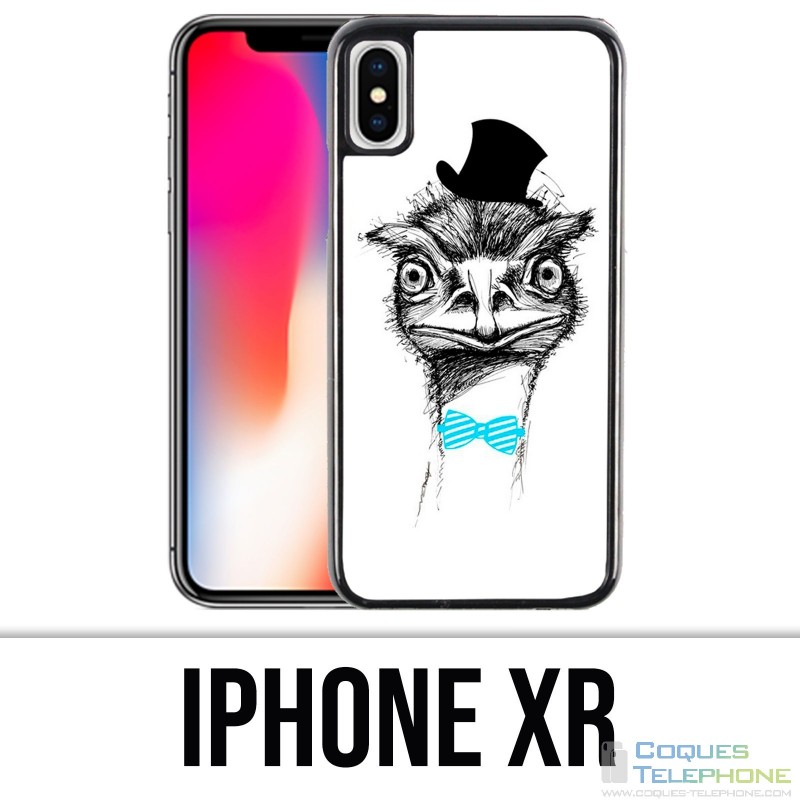 Custodia per iPhone XR - Struzzo divertente