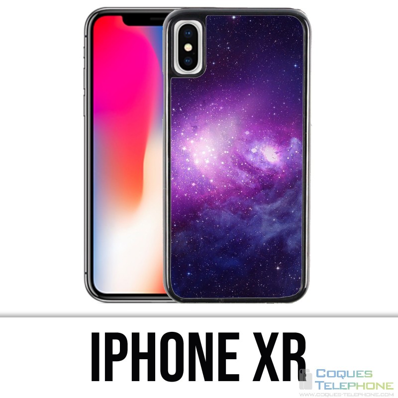 Funda para iPhone XR - Galaxia púrpura