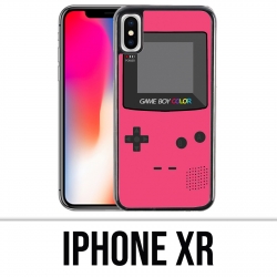 Custodia per iPhone XR - Game Boy Colore rosa