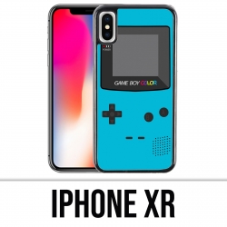 Coque iPhone XR - Game Boy Color Turquoise