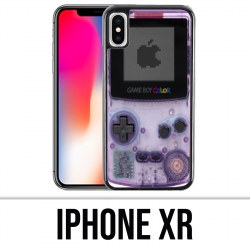 Coque iPhone XR - Game Boy Color Violet