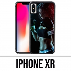 Custodia per iPhone XR - Girl Boxing