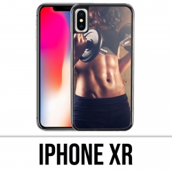 Coque iPhone XR - Girl Musculation