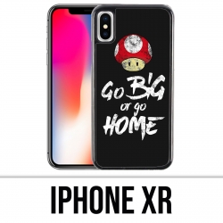 Coque iPhone XR - Go Big Or Go Home Musculation