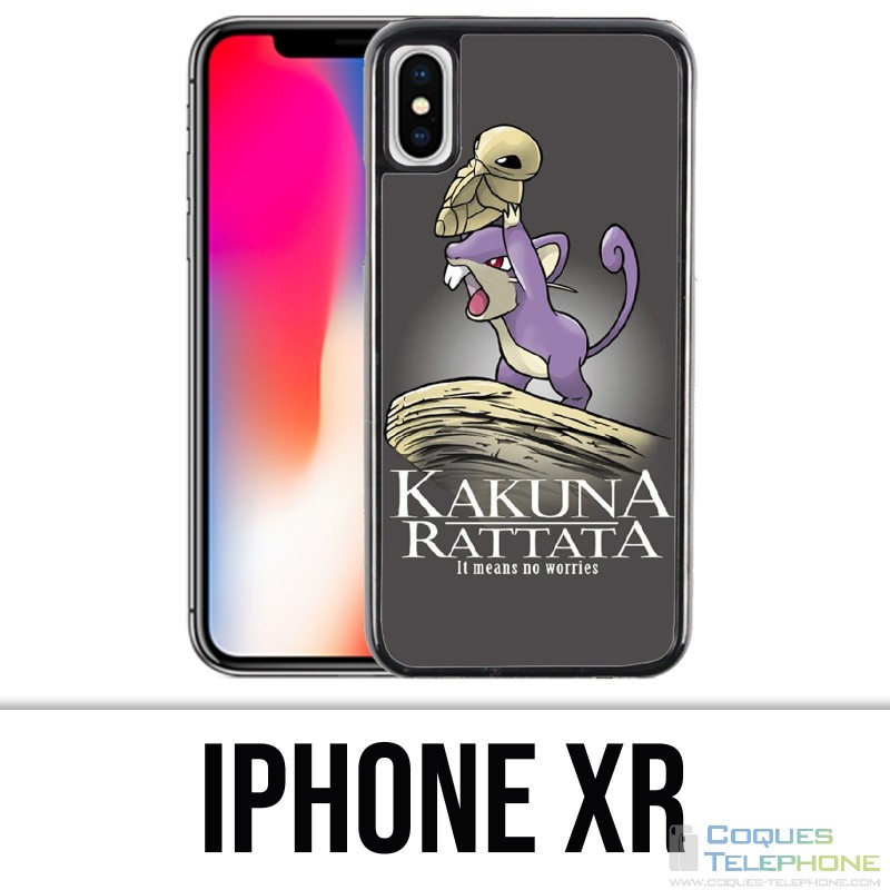 Custodia per iPhone XR - Pokémon Re Hakuna Rattata