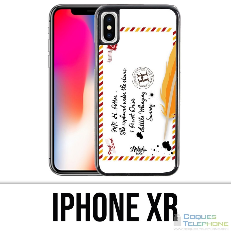 Coque iPhone XR - Harry Potter Lettre Poudlard