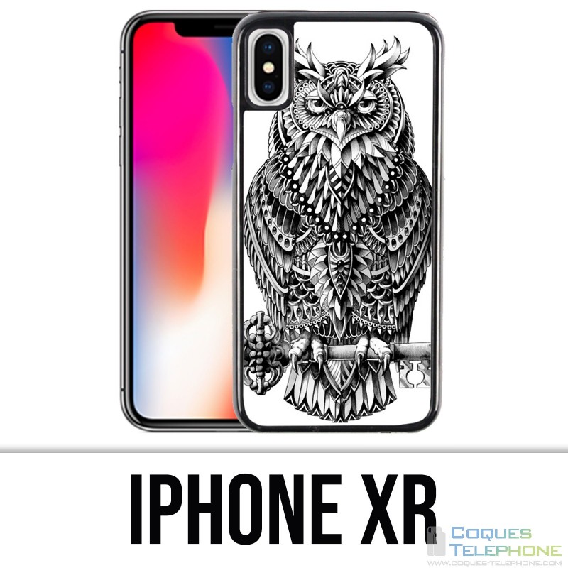 XR iPhone Case - Owl Azteque