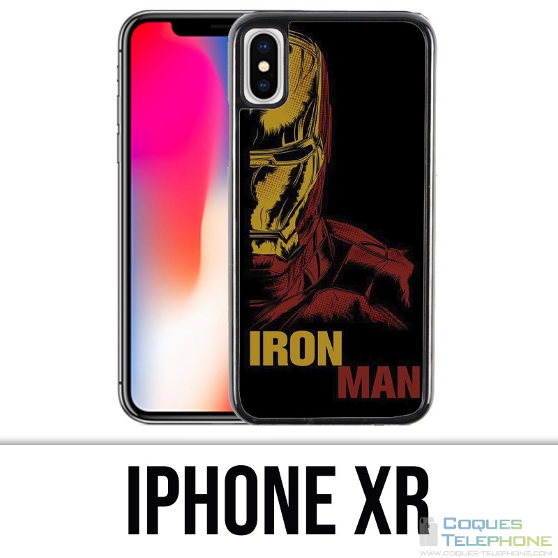 Vinilo o funda para iPhone XR - Iron Man Comics