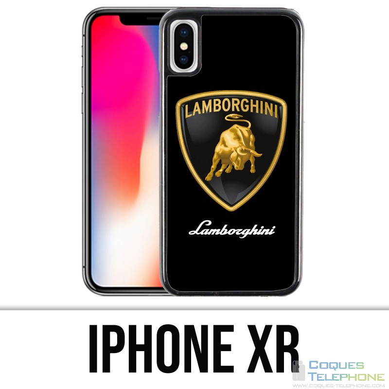 Custodia per iPhone XR - Logo Lamborghini