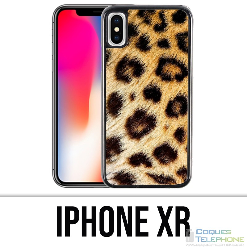 Coque iPhone XR - Leopard