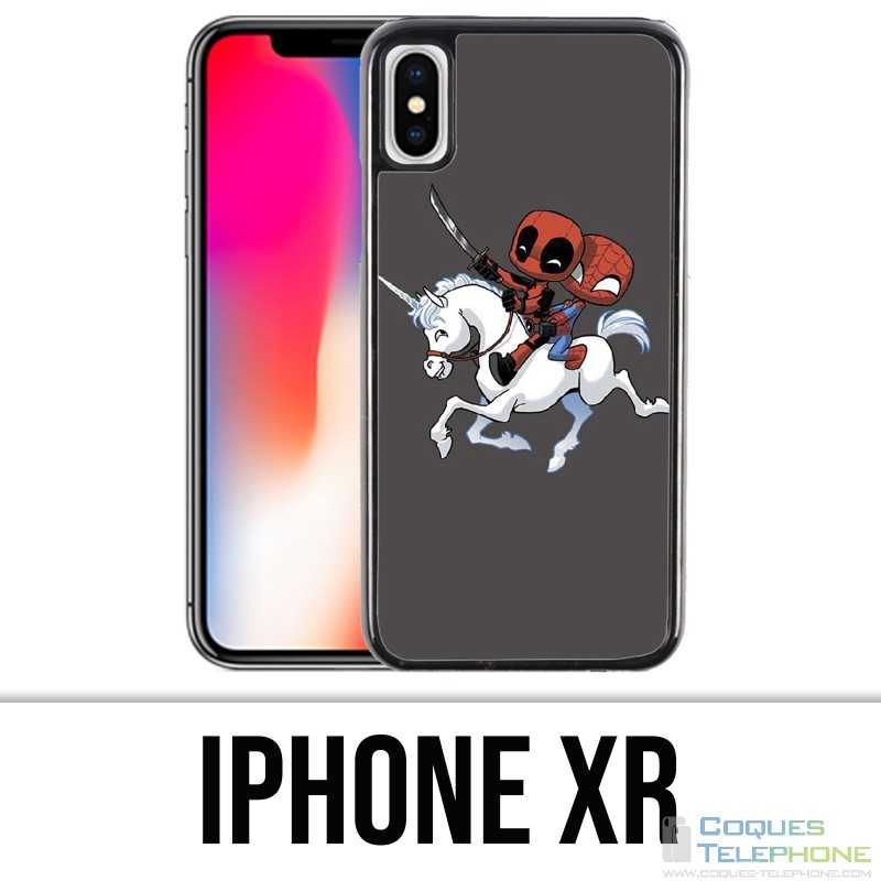 IPhone XR Case - Unicorn Deadpool Spiderman