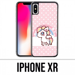 Funda iPhone XR - Unicornio Kawaii