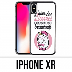 Coque iPhone XR - Licornes