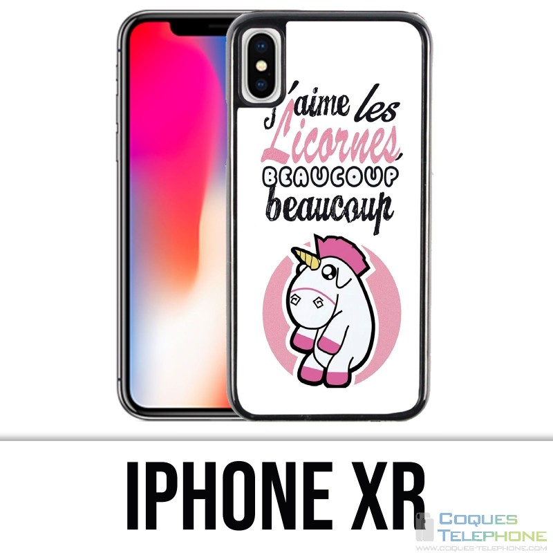 Coque iPhone XR - Licornes