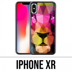 Coque iPhone XR - Lion Geometrique