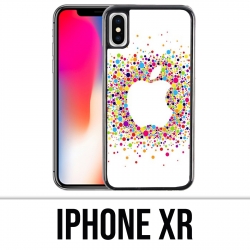 Coque iPhone XR - Logo Apple Multicolore