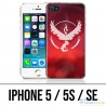 Custodia per iPhone 5 / 5S / SE - Pokémon Go Team Rosso