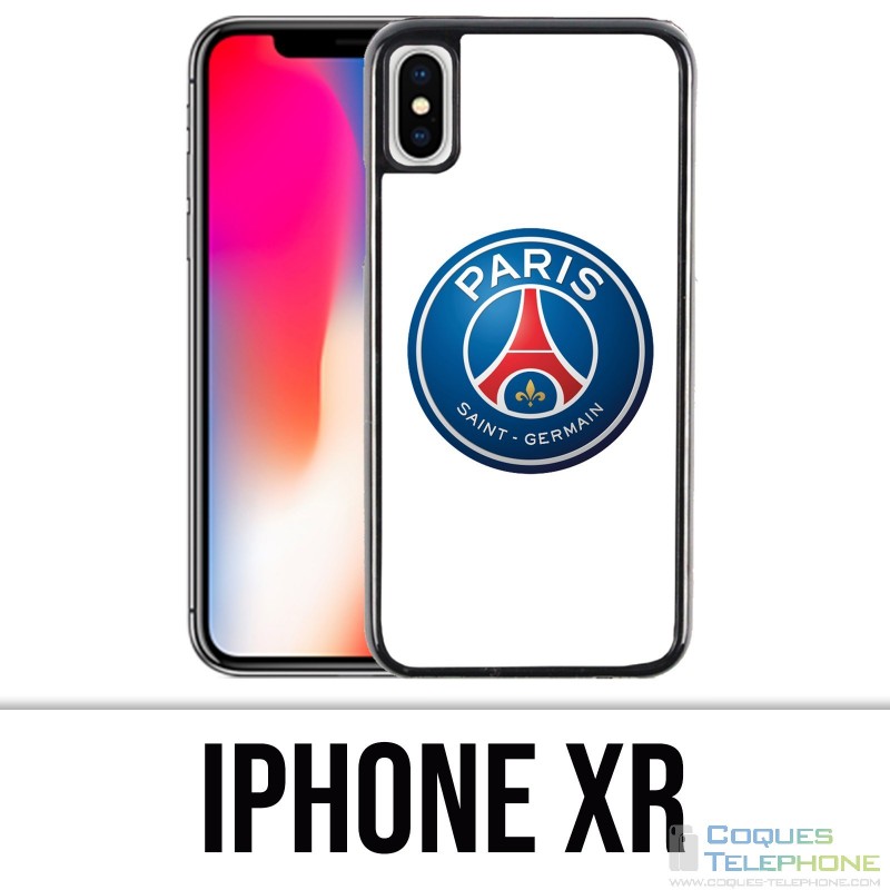 Funda iPhone XR - Logo Psg Fondo blanco