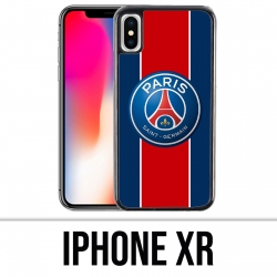 Custodia per iPhone XR - Logo Psg New Red Band