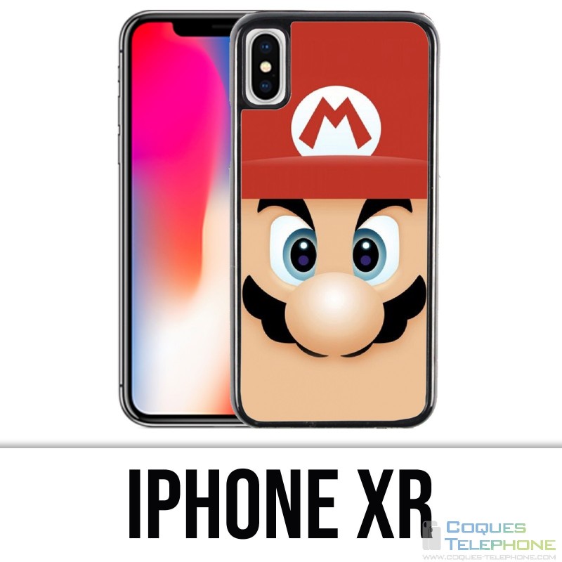 Coque iPhone XR - Mario Face