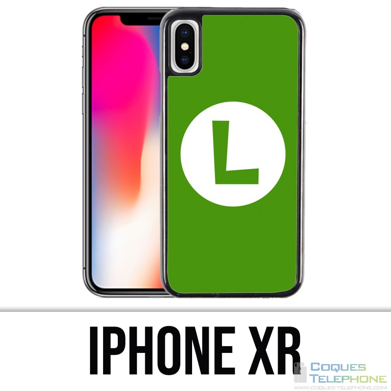 Coque iPhone XR - Mario Logo Luigi