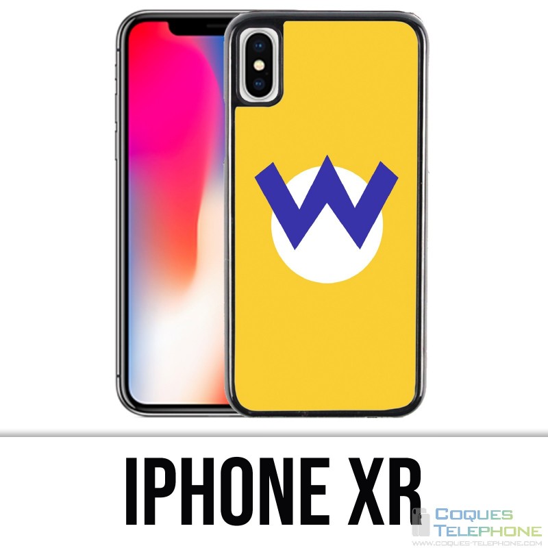 Coque iPhone XR - Mario Wario Logo