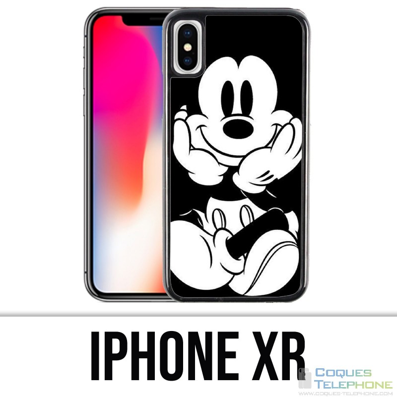 XR iPhone Fall - Mickey Schwarzweiss