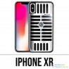 Custodia per iPhone XR - Microfono vintage
