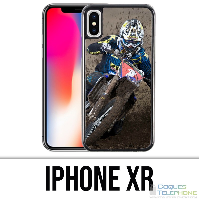 Custodia per iPhone XR - Motocross Mud