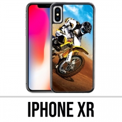 Coque iPhone XR - Motocross Sable