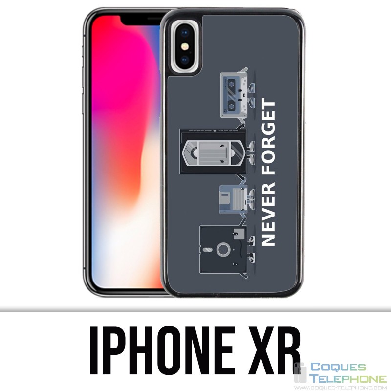 Coque iPhone XR - Never Forget Vintage
