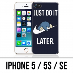 IPhone 5 / 5S / SE Case - Pokemon Ronflex Just Do It Later