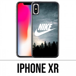 Custodia per iPhone XR - Logo Nike in legno