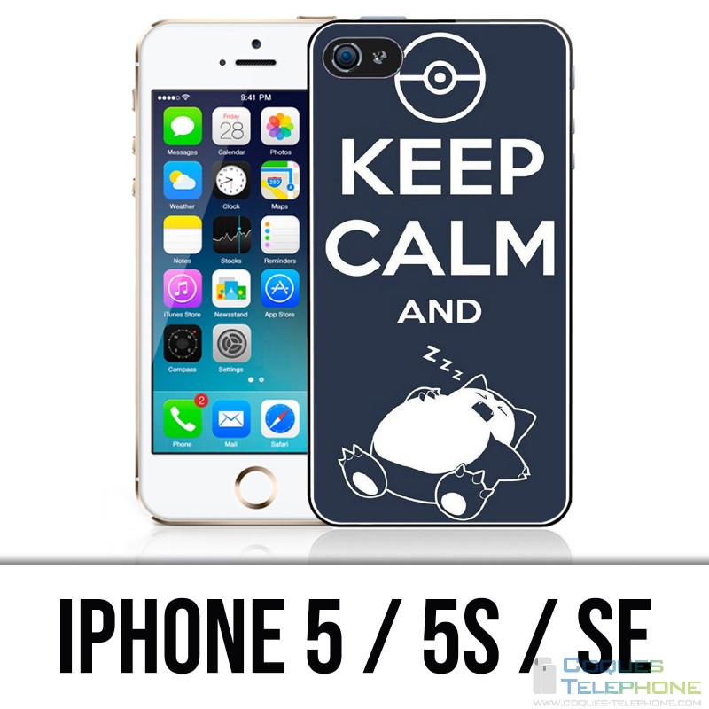 IPhone 5 / 5S / SE Case - Pokemon Ronflex Keep Calm