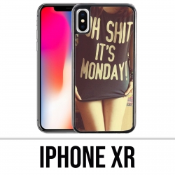 Coque iPhone XR - Oh Shit Monday Girl