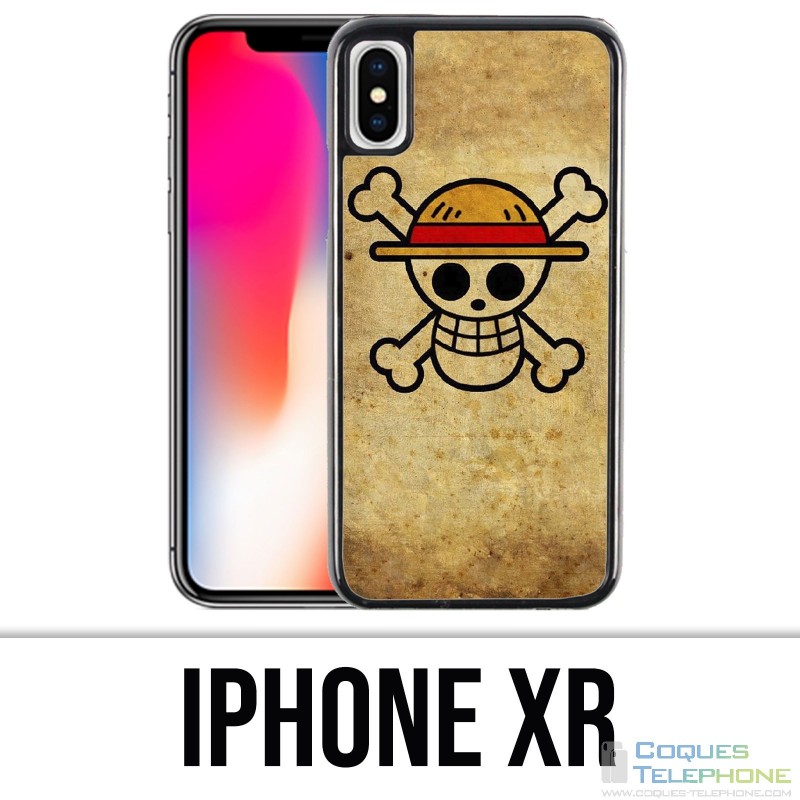Coque iPhone XR - One Piece Vintage Logo