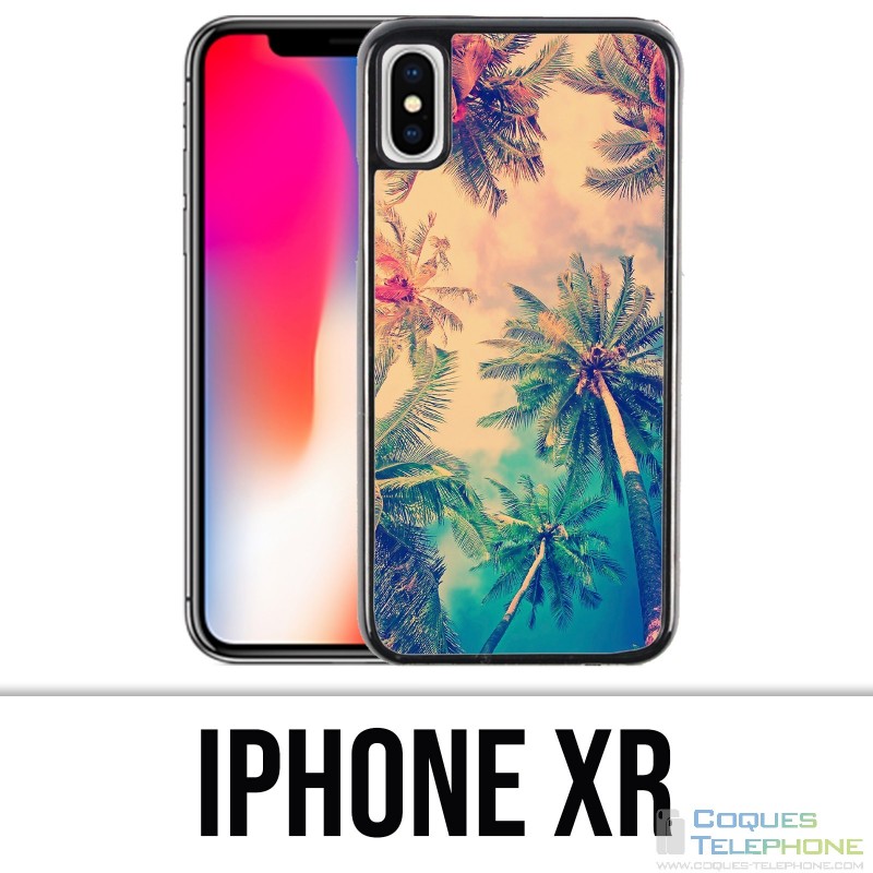 Coque iPhone XR - Palmiers