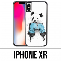 Coque iPhone XR - Panda Boxe