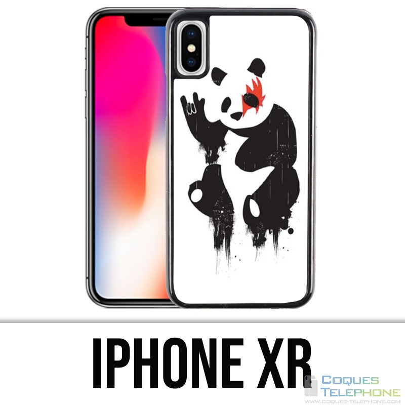 Coque iPhone XR - Panda Rock