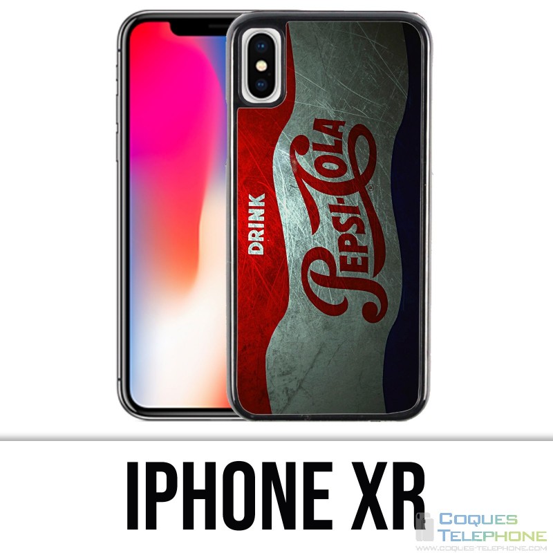 Coque iPhone XR - Pepsi Vintage