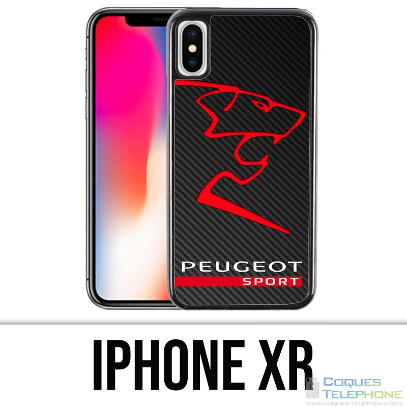 Coque iPhone XR - Peugeot Sport Logo