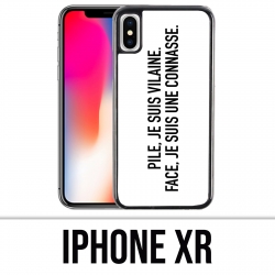 Carcasa iPhone XR - Batería Vilaine Face Connasse
