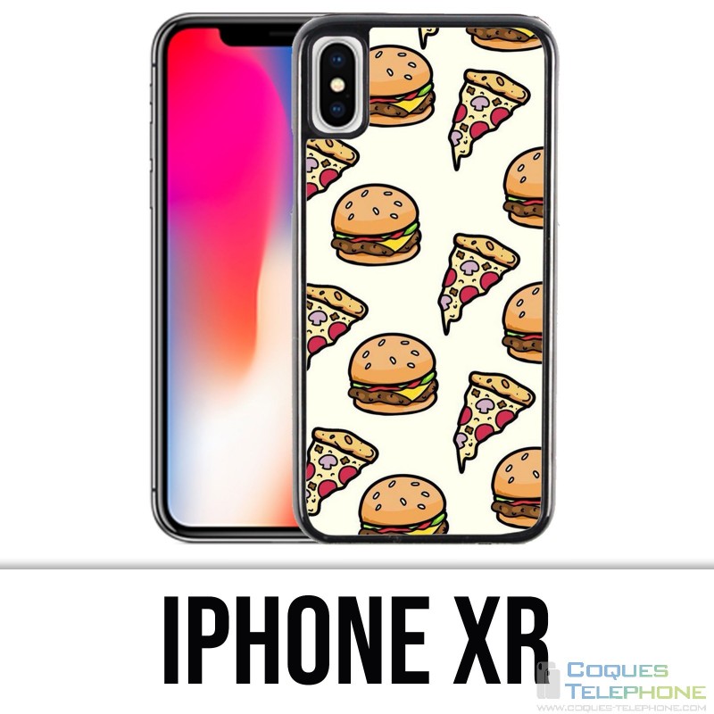 Coque iPhone XR - Pizza Burger