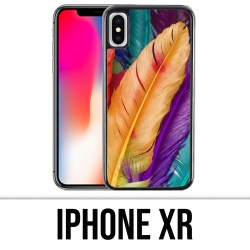Coque iPhone XR - Plumes