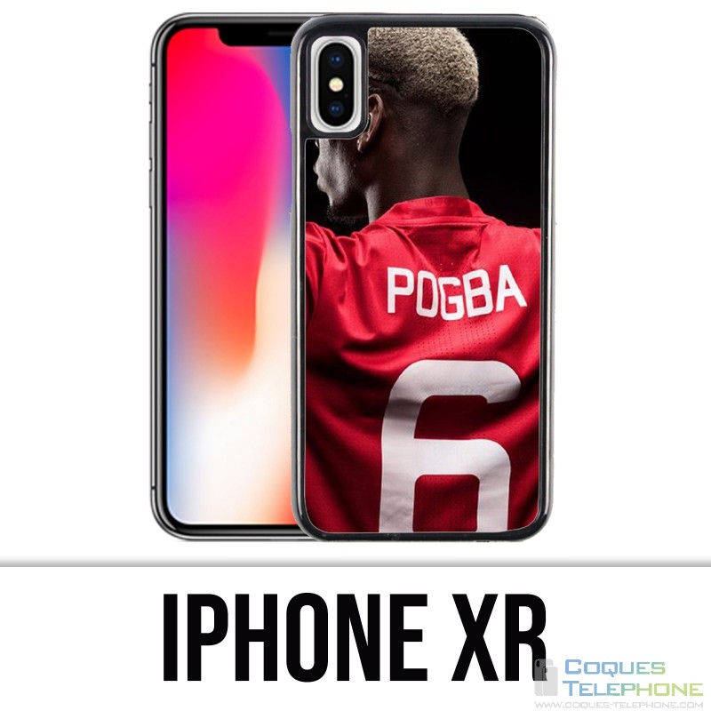 Coque iPhone XR - Pogba Manchester