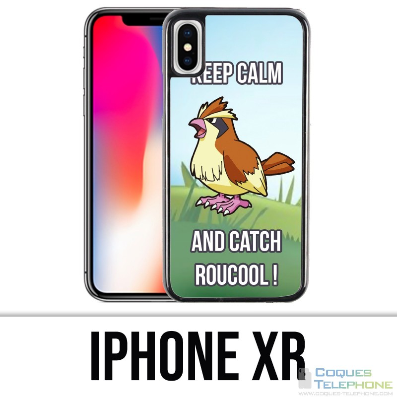 Coque iPhone XR - Pokémon Go Catch Roucool