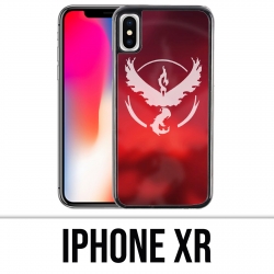 Coque iPhone XR - Pokémon Go Team Rouge