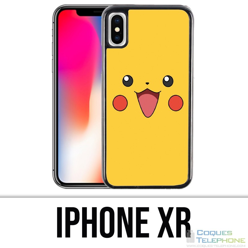 Custodia iPhone XR - Carta d'identità Pokémon Pikachu