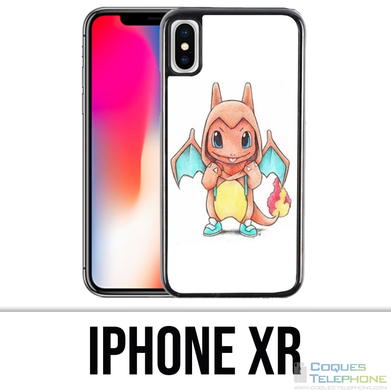 Coque iPhone XR - Pokémon Bébé Salameche