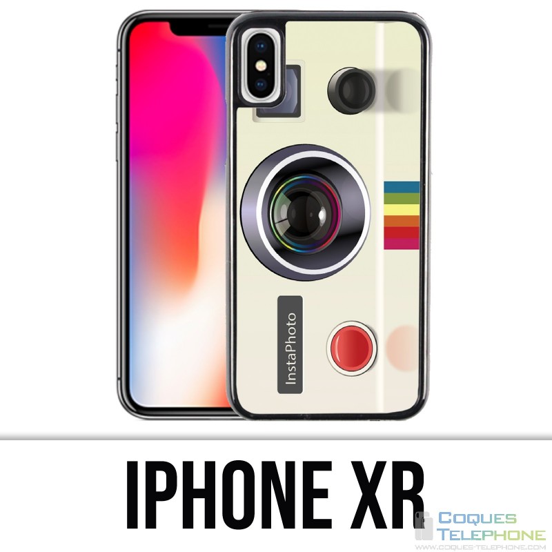 Coque iPhone XR - Polaroid Arc En Ciel Rainbow